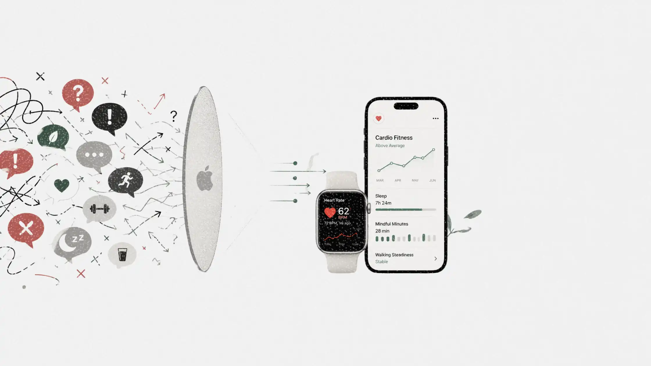 Apple reframes health data as signal not noise in new iPhone and Apple Watch campaign