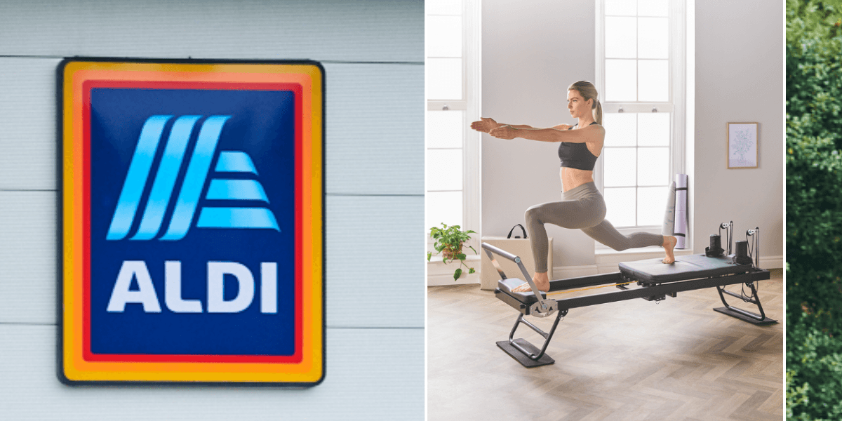 aldi sign reformer pilates machine