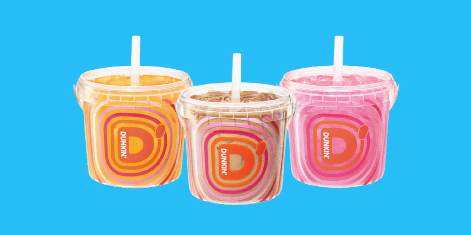 Dunkins 48-Ounce Coffee Buckets Are Now Available Nationwide But Theres a Catch 3 dunkin bucket jl 262ea8