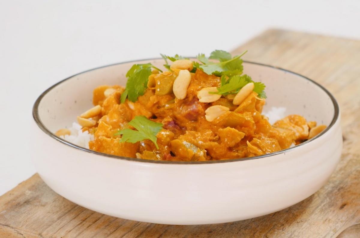 vege stalk curry