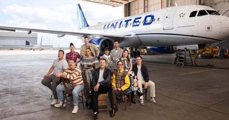 United Airlines new menus