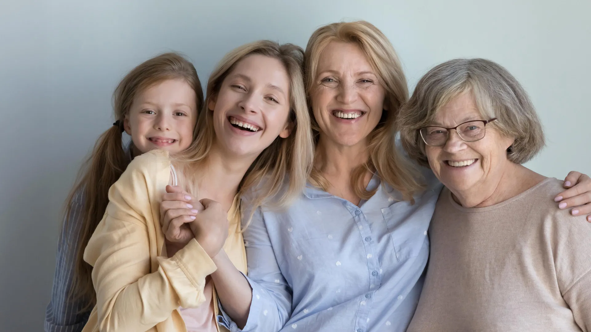 four generations of women