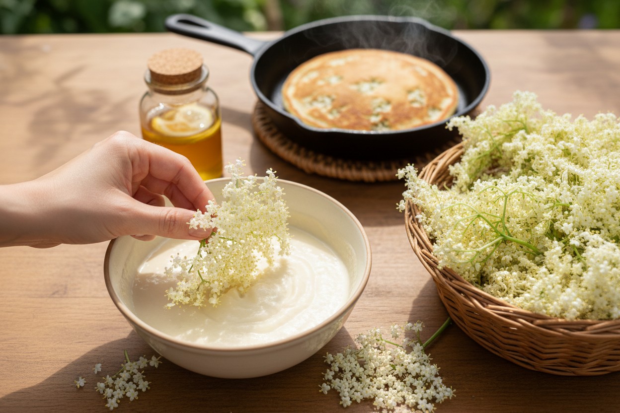 Elderflower Foraging and Recipes: How to Use Summer Blossoms for Pancakes and Syrup 5 elderflower sambucus nigra foraging 2417 original