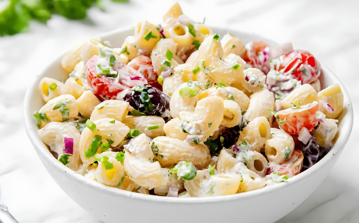 vegan macaroni pasta salad summer sides